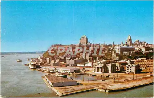 Cartes postales Cette Photo prise du Port fait voir Quebec