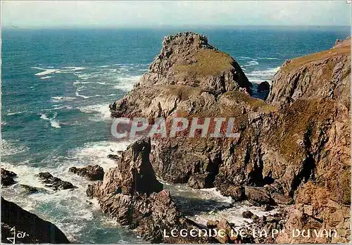 Cartes postales Legende de la Pointe du Van le Rocher Morgane la Bretagne en Couleurs