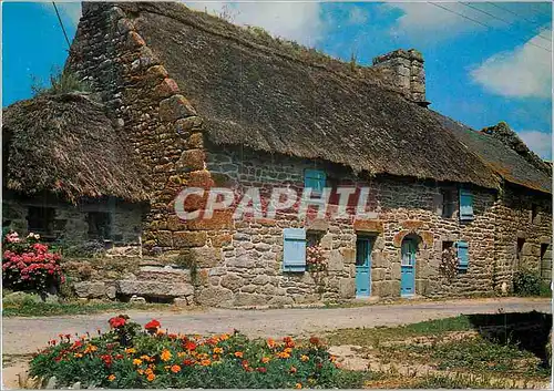 Ansichtskarte AK Vieille Chaumiere Typique la Bretagne Pittoresque