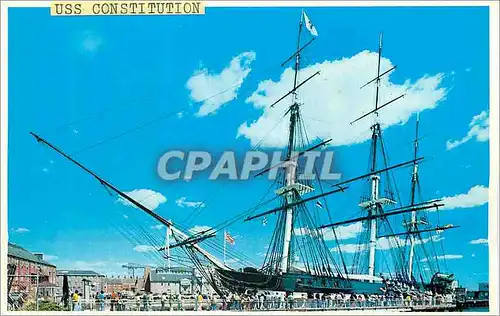 Cartes postales USS Constitution (Old Ironsides) Charlestown Navy Yard Bateau