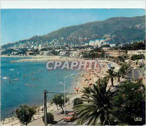 Cartes postales moderne Reflets de Provence La Ciotat(B du R) La Plage et le Boulevard Beau Rivage