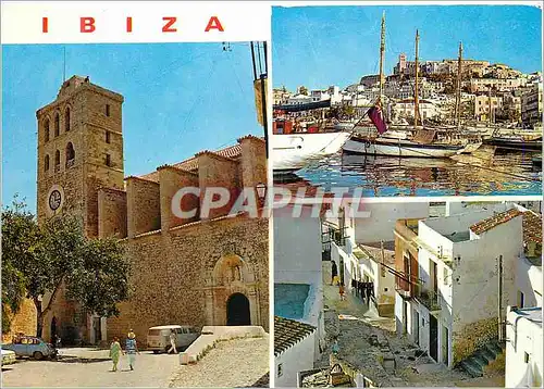 Cartes postales moderne Ibiza (Baleares) Espana Details de la Ville