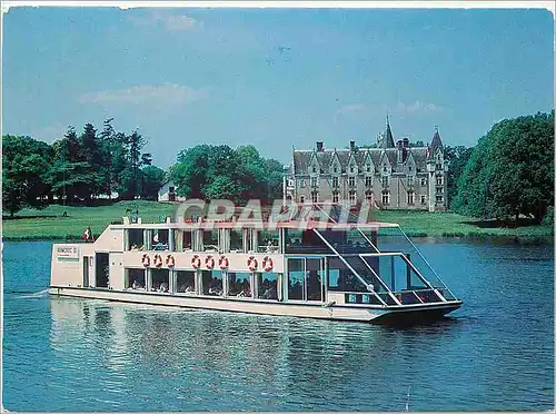 Cartes postales moderne Hydraerdre Armoric II Chateau de la Gascherie Tourisme et Gastronomie au Fil d'Eau Bateau