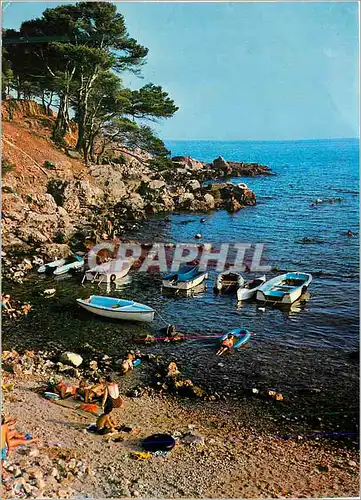 Moderne Karte Charmes et Soleil de la cote d'Azur Bandol Dans les Calanques du Capelan