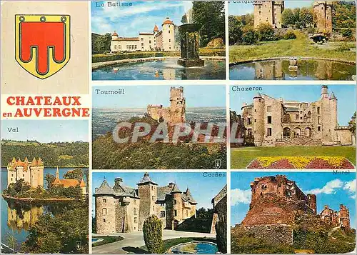 Cartes postales moderne Chateaux en Auvergne La Batisse Tournoel Chazeron Cordes Murol