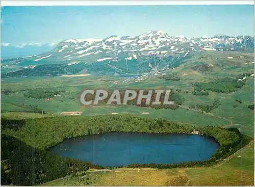 Cartes postales moderne L'Auvergne Touristique Le Lac Pavin (Alt 1197 m) Prof 92 m Superf 44 ha