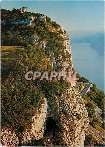 Cartes postales moderne Le Lac du Bourget (Savoie) La Magnifique Route de la Chambotte Dominant le Lac