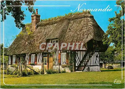 Cartes postales moderne La Normandie Pittoresque Chaumiere du Pays d'Auge