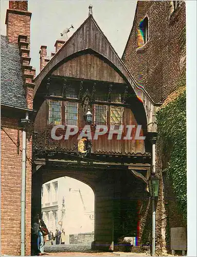 Cartes postales moderne Brugge Portail d'Entree du Palais Gruuthuse