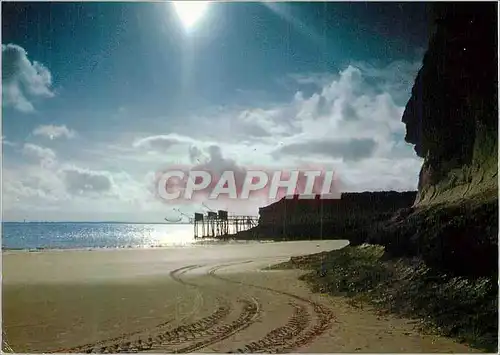 Cartes postales moderne Charente Maritime La Cote de Beaute Coucher de Soleil sur l'Estuaire de la Gironde