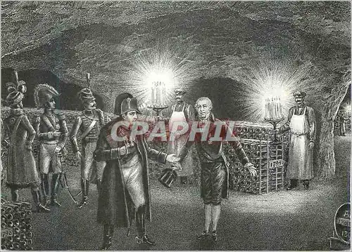 Cartes postales moderne Moet et Chandon Maison Fondee en 1743 Epernay Jean Remy Moet Marie d'Epernay Recoit la Visite de