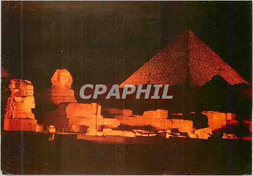 Cartes postales moderne Giza Sound and Light at the Pyramid af Giza