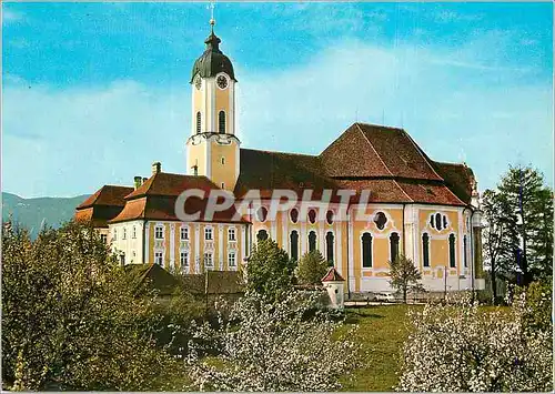 Cartes postales moderne Die Wies Walifahrtskirche Zum Gegeibelten Heiland Von Dominikus Zimmermann