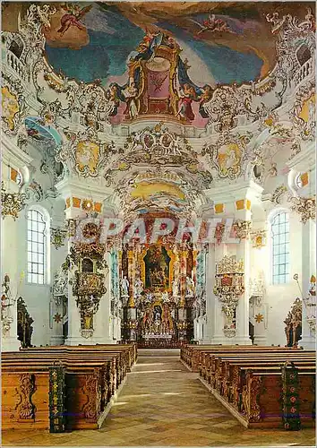 Cartes postales moderne Walifahrtskirche Wies Pilgrimage Church (Built by Dominikus Zimmermann 1746 1754)