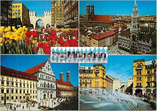 Cartes postales moderne Grusses Aus Munich Weitstadt Mit Herz