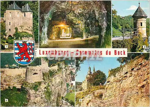 Cartes postales moderne Luxembourg Casemates du Rock