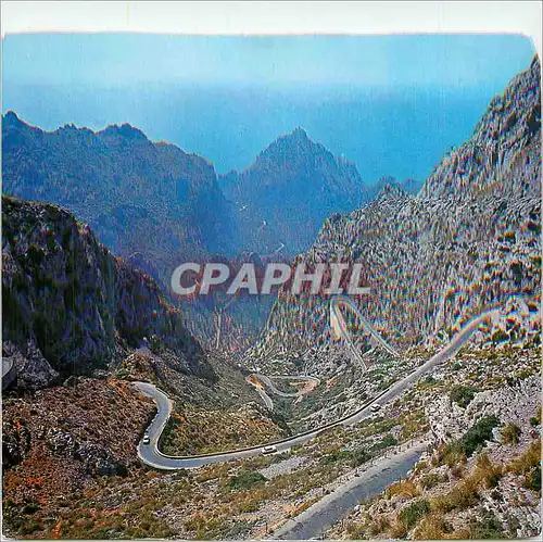 Cartes postales moderne Mallorca Carretera de sa Calobra