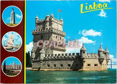 Cartes postales moderne Lisboa (Portugal) Tour de Belem