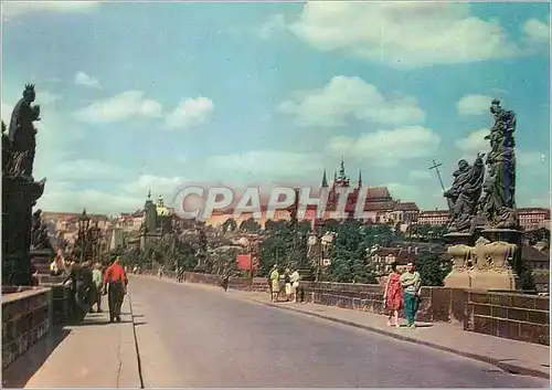 Cartes postales moderne Praha Le Pont Charles