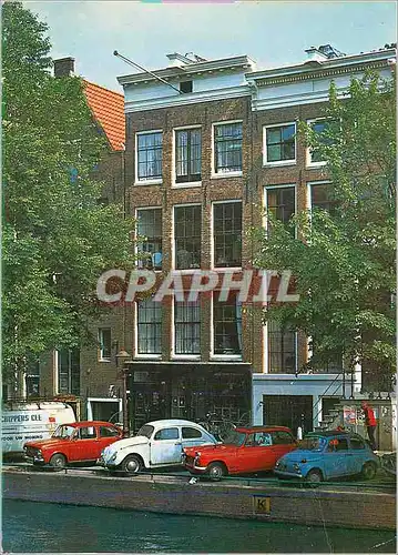 Cartes postales moderne Amsterdam Prinsengracht With Ann Frank House