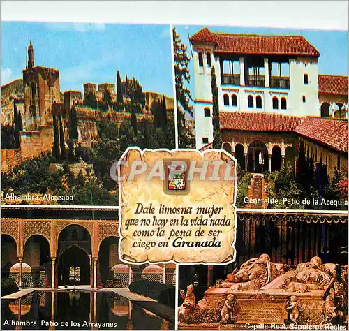 Cartes postales moderne Granada Divers Aspects Dale Limosna Mujer que no Hay en la Vida Nada Como La Pena de Ser Ciego