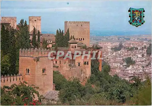 Cartes postales moderne Granada Alhambra et la Ville