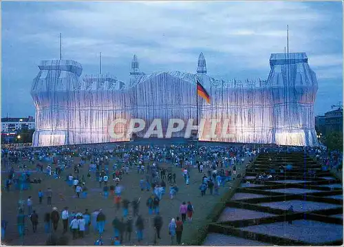 Cartes postales moderne Berlin 1995 Der Von Christo und Jeanne Claude Verhulite Reichstag