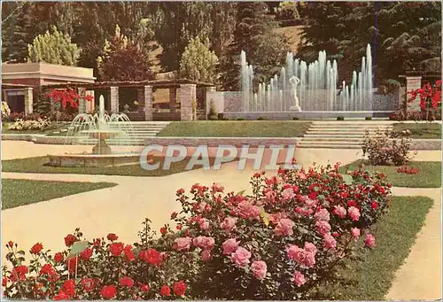 Cartes postales moderne Madrid Parc de l'Ouest La Roseraie