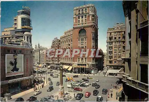 Cartes postales moderne Madrid Place du Caliao