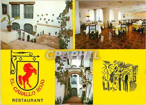 Cartes postales moderne Cordoba Restaurant El Caballo Rojo Entradas Y Vesta Del Comedor