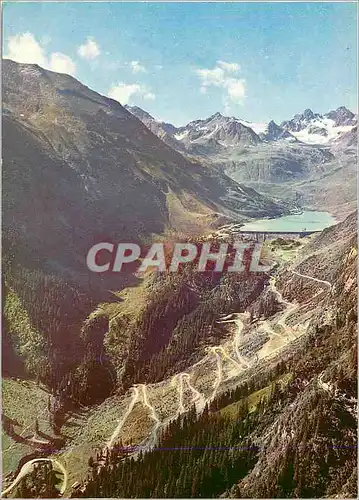 Cartes postales moderne Silvretta Hochalpenstrabe Vermuntstausee (1743 m) Litzner Seehorngruppe (3121 m)