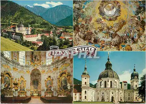 Cartes postales moderne Kloster Ettal Benedictiner Abtei Ettal Gegrunder 1330 Van Kaiser Ludwig Dem Bayern