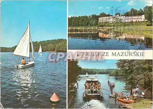 Cartes postales moderne Pojezierze Mazurskie Jezioro