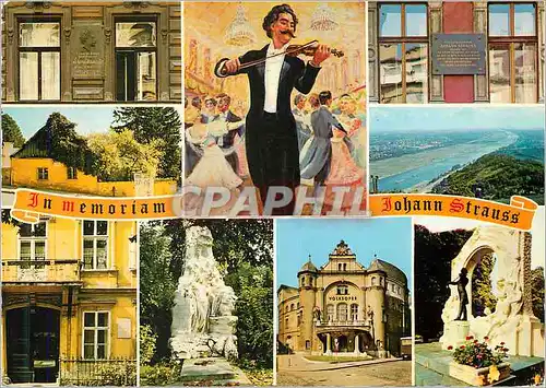 Cartes postales moderne In Memorian Johann Strauss 1825 1899