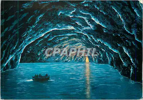 Moderne Karte Capri Grotte d'Usur
