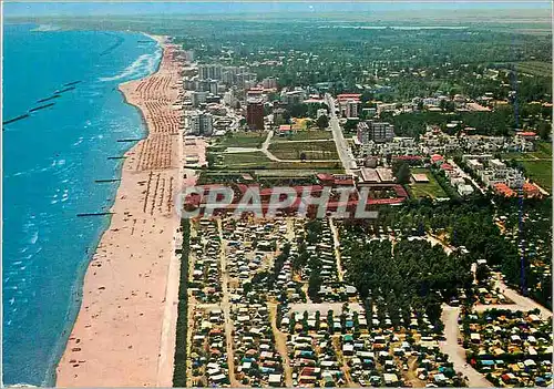 Moderne Karte Lido Di Pomposa (FE) Panorama de l'Avion