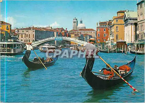 Moderne Karte Venezia Le Canal Grand et le Pont des Scalzi