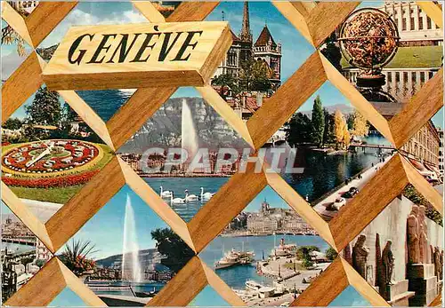 Cartes postales moderne Geneve