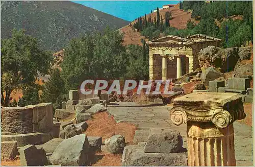 Cartes postales moderne Delphes Le Tresor des Atheniens