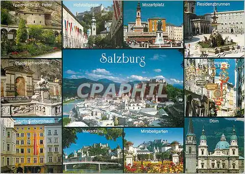 Cartes postales moderne Festspielstadt Salzburg