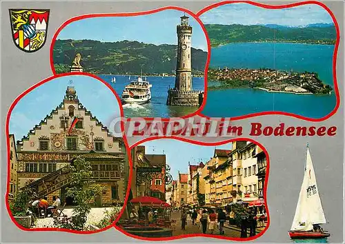 Moderne Karte Lindau Im Bodensee