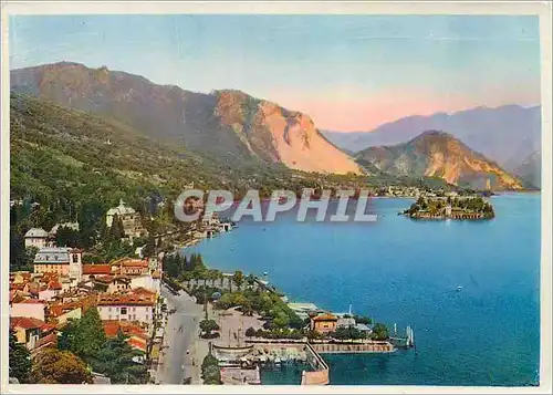 Cartes postales moderne Lago Maggiore Stresa Borromeo Panorama