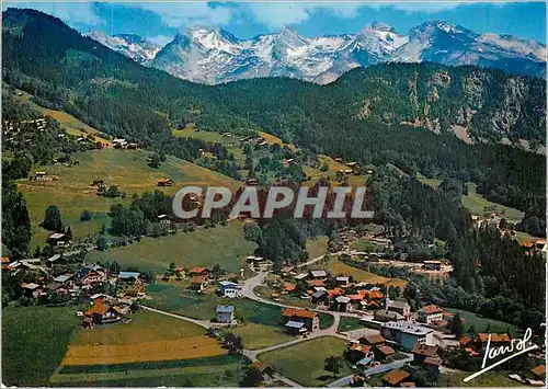 Cartes postales moderne Saint Jean de Sixt Alt 960 m Vue Generale Aerienne