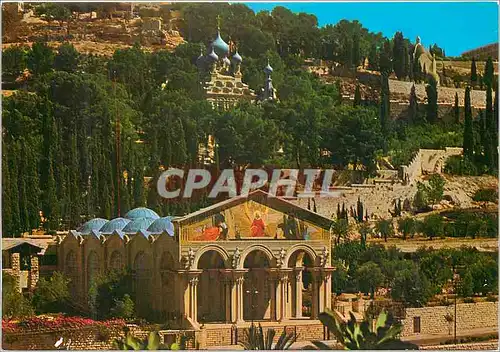 Cartes postales moderne Jerusalem The Church of Gethsemane Church of All Nations