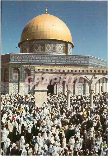 Cartes postales moderne Jerusalem The Dome of the Rock in Ramadan