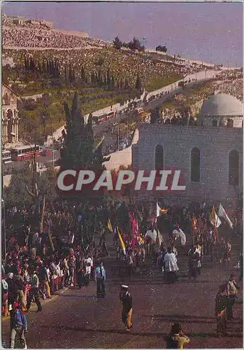 Cartes postales moderne Jerusalem The Church of Gethsemane Church of all Nations Worde wide Christian