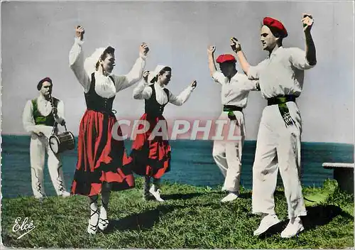 Cartes postales moderne Ballets  Basques de Biarritz Oldarra (Danse Populaire) Folklore