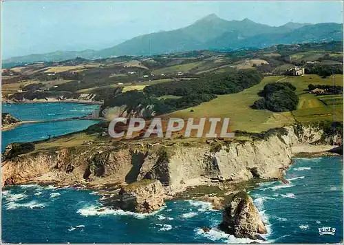 Moderne Karte Hendaye Frontiere Franco Espagnole les Deux jumeaux et la Rhune