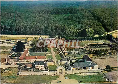 Cartes postales moderne Chemille sur Indrois (I et L) La Chartreuse du Liget (Vue Aerienne)