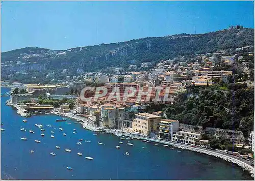 Moderne Karte Villefranche sur Mer (Alpes Maritimes) Vue Generale Depuis la Basse Corniche